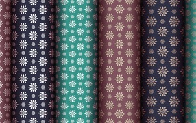 Multicolored wallpaper with flowers, background