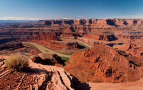 View of the Colorado River in Canyonlands National Park, USA