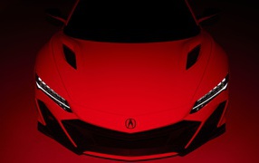 Hood of the car Acura NSX Type S, 2022