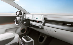 Interior of the car Hyundai IONIQ 5 2021