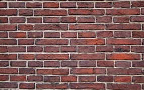 Brown brick wall, background