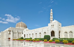 Sultan Qaboos Mosque, Oman. Asia