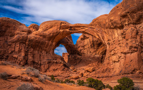 Stone arches in Canyonlands National Park, USA