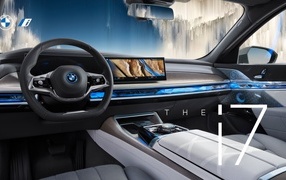 Салон нового электромобиля BMW I7