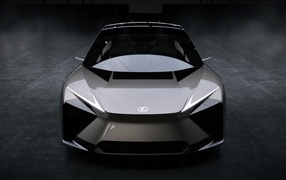 Front view of the Lexus LF-ZL car