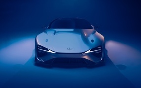 Lexus Electrified Sport Concept car on a blue background