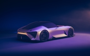 Автомобиль Lexus Electrified Sport Concept вид сзади