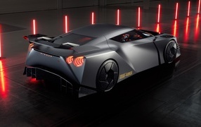 Rear view of the Nissan Hyper Force concept car
