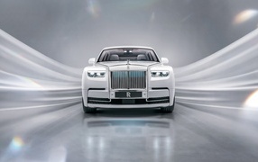 Car Rolls-Royce Phantom EWB Platino front view