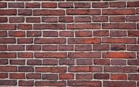 Red brick wall for background