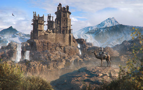 Красивый вид в компьютерной игре Assassin’s Creed Mirage