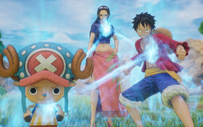 Персонажи новой компьютерной игры One Piece Odyssey