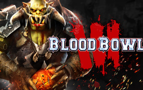 Постер компьютерной игры Blood Bowl 3