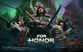 Poster for the computer game For Honor