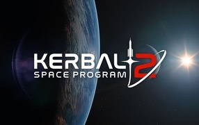 Poster for the computer game Kerbal Space Program 2