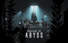 Poster for the computer game Surviving the Abyss