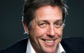 Actor Hugh Grant with a beautiful smile