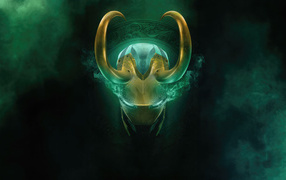 Loki's helmet with horns