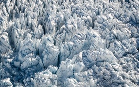 Sharp cold glacier