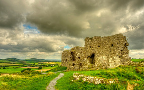 Dunamaze castle ruins, Ireland