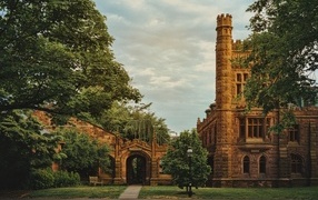 Старое здание Принстонский университет, США