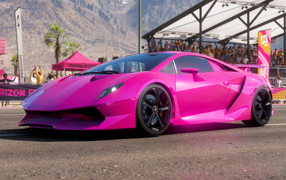 Pink Lamborghini Sesto Elemento car