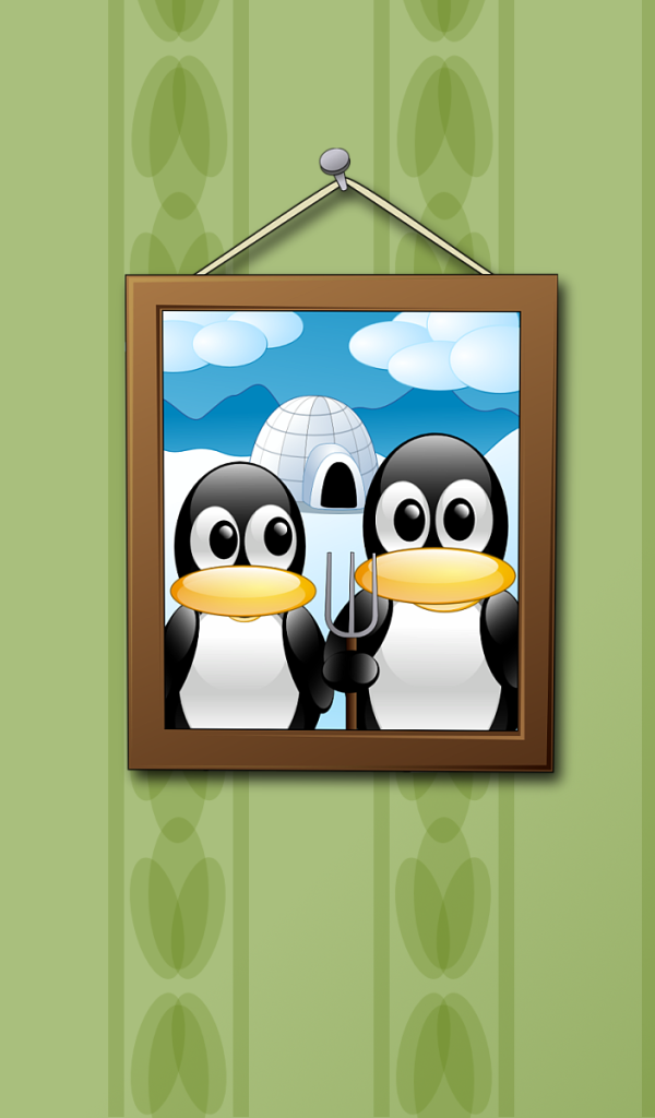 Смешная картинка Linux