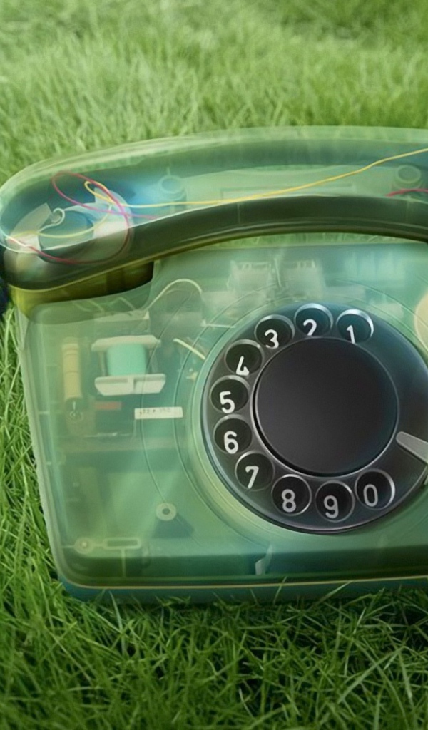 Зеленый телефон