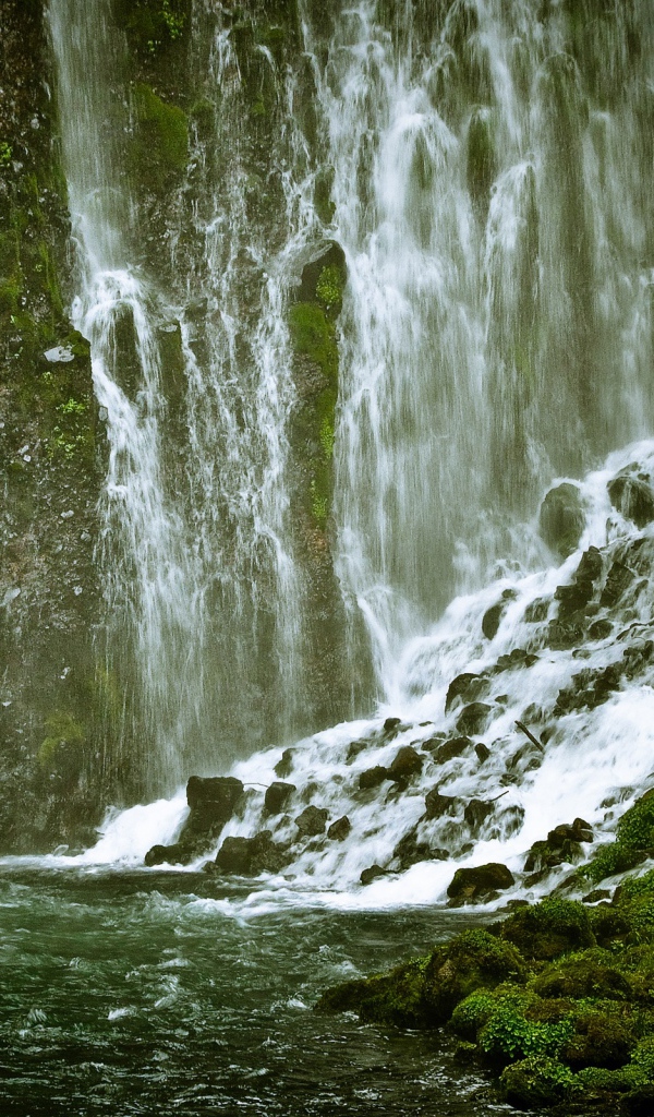 Зеленый водопад