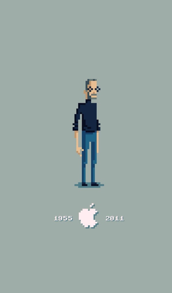 Steve Jobs Pixelated