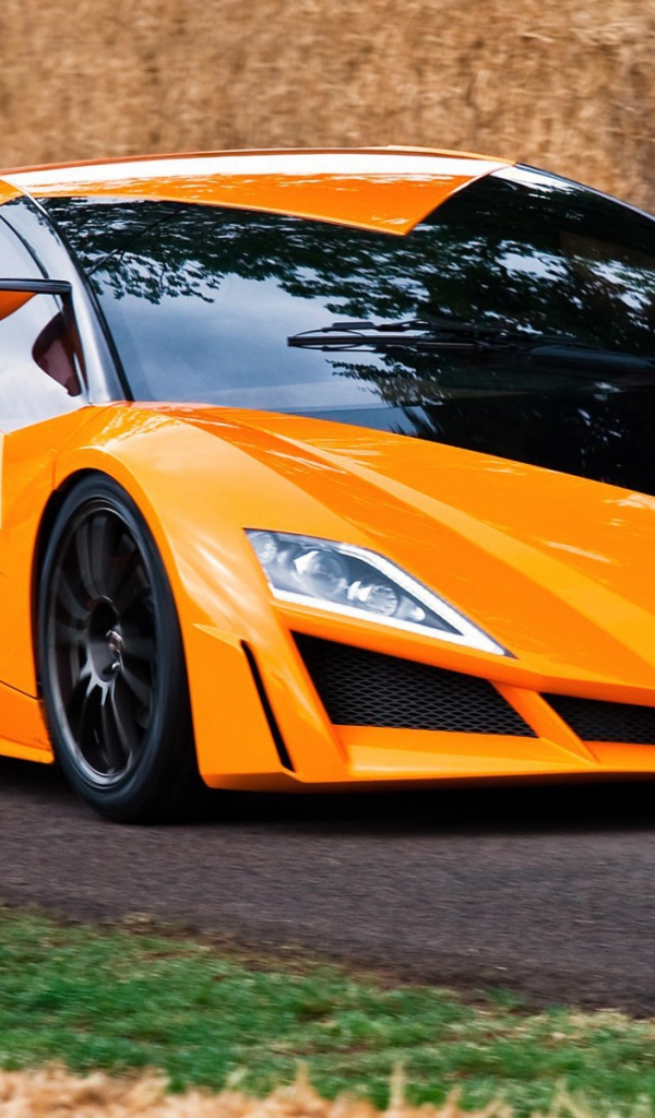 Оранжевый  автомобиль