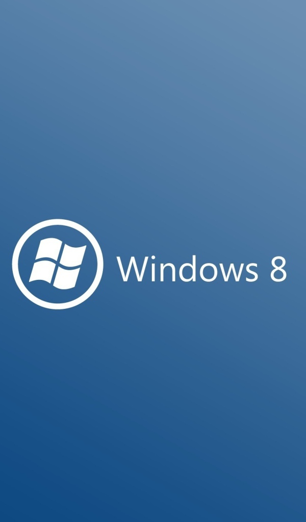 Windows 8 синяя тема в стиле минимал