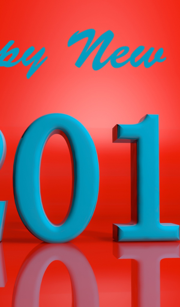 Счастливого нового 2014 года на красном фоне