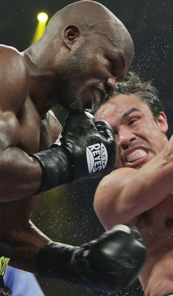 Известный боксер Хуан Мануэль Маркес сокрушительный удар