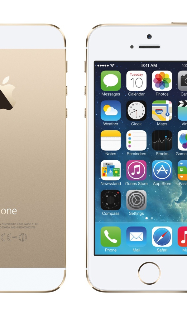 Новый Iphone 5S, цвет шампань, все ракурсы