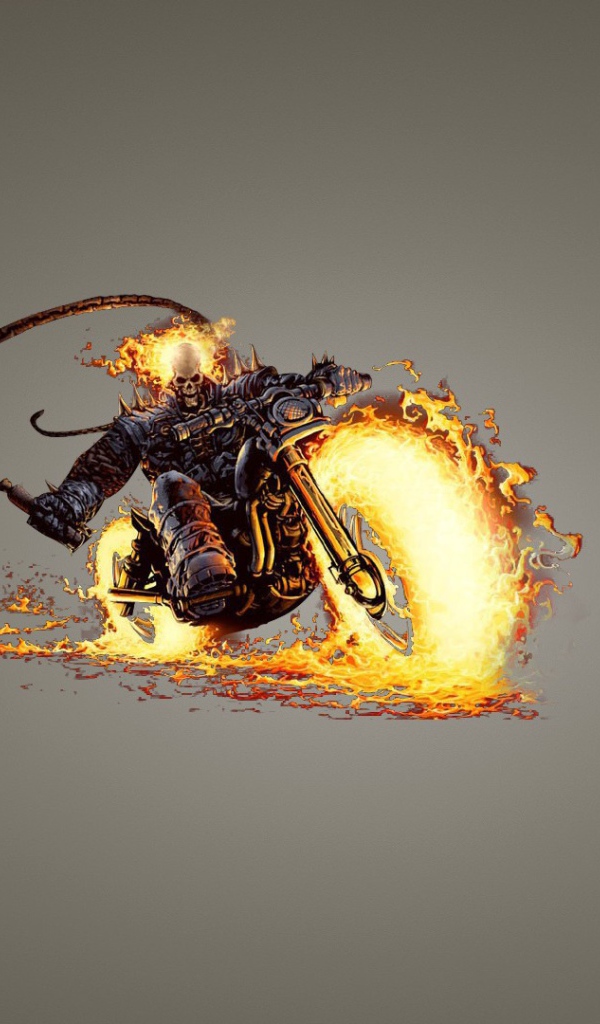 Oгненный мотоцикл