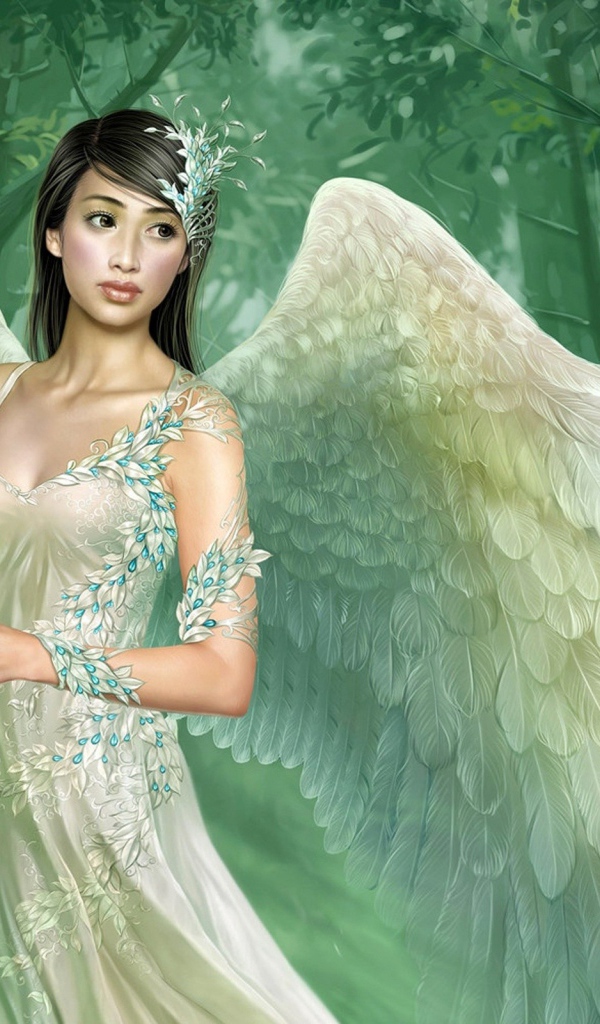 Ангел в белом платье
