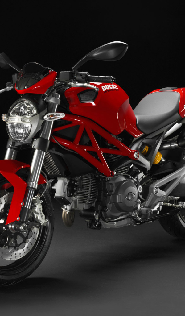 Красивый мотоцикл Ducati Monster 796 Corse Stripe