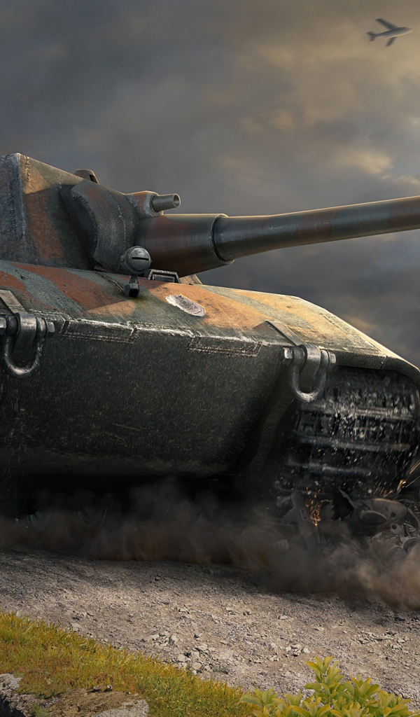 Танк E 100 из игры World of tanks
