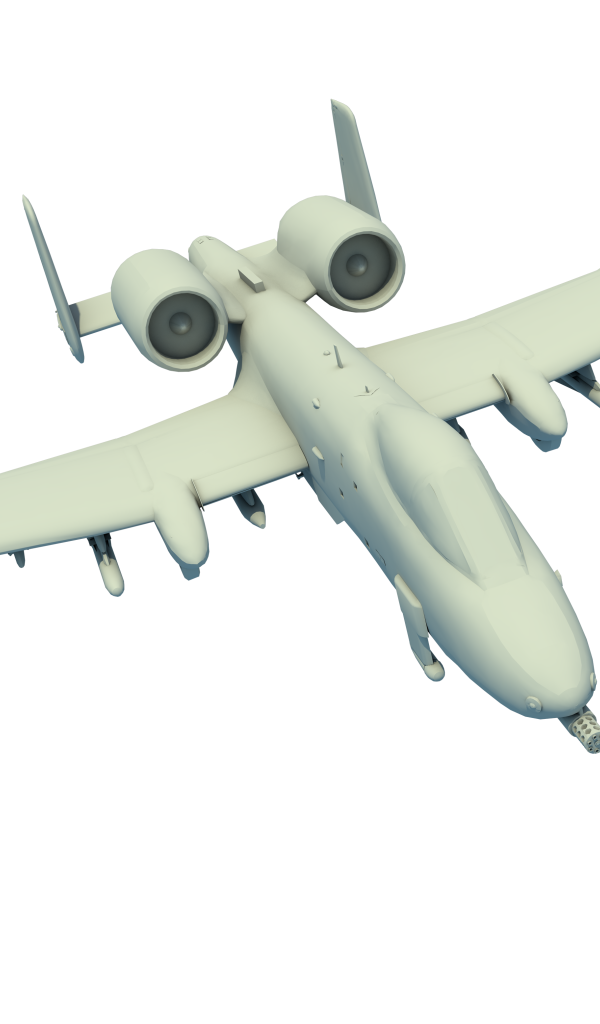 Самолет, 3Д модель