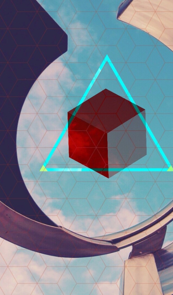 Треугольник на кубе