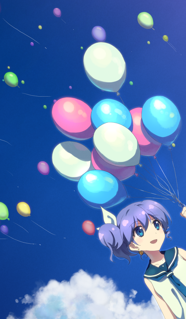 Девушки с воздушными шарами в аниме DJ Max