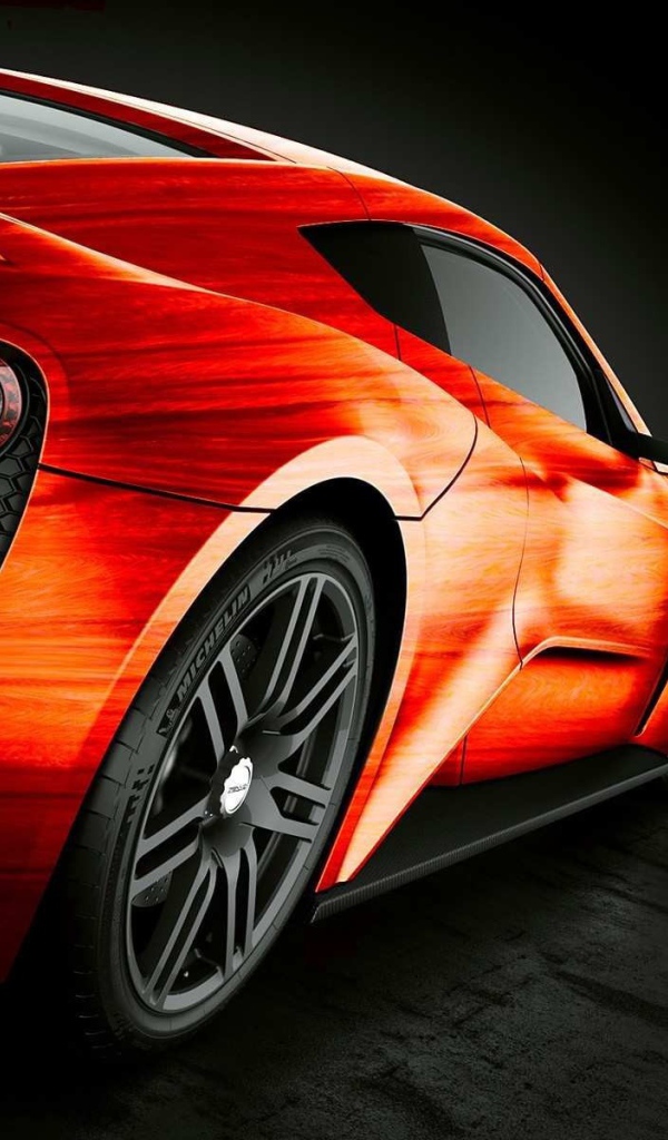 Оранжевый автомобиль Zenvo ST1