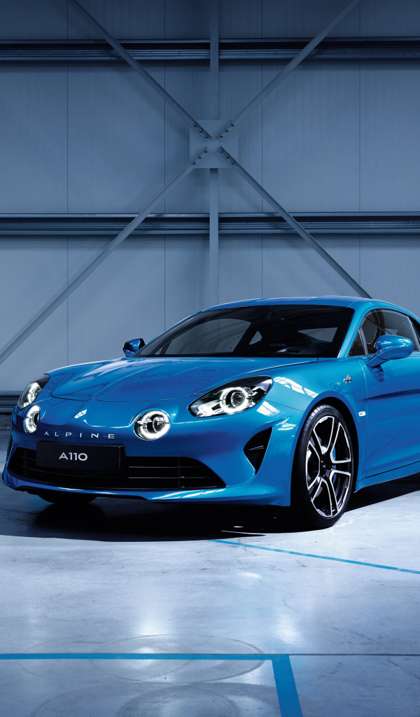 Автомобиль Alpine A110 Premiere Edition, 2017, цвет синий металлик 