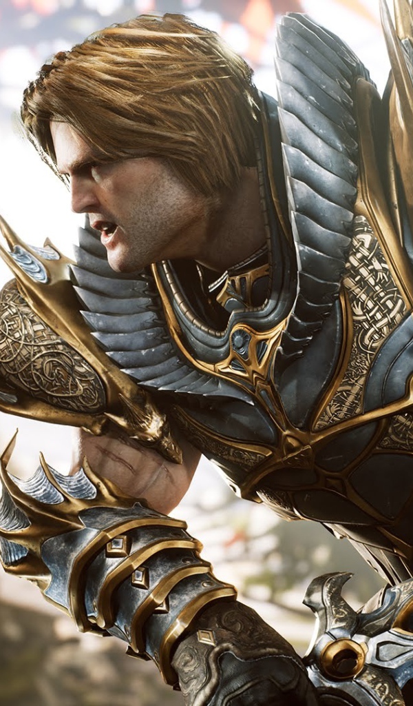 Рыцарь  Грейстоун с мечом персонаж игры Paragon 