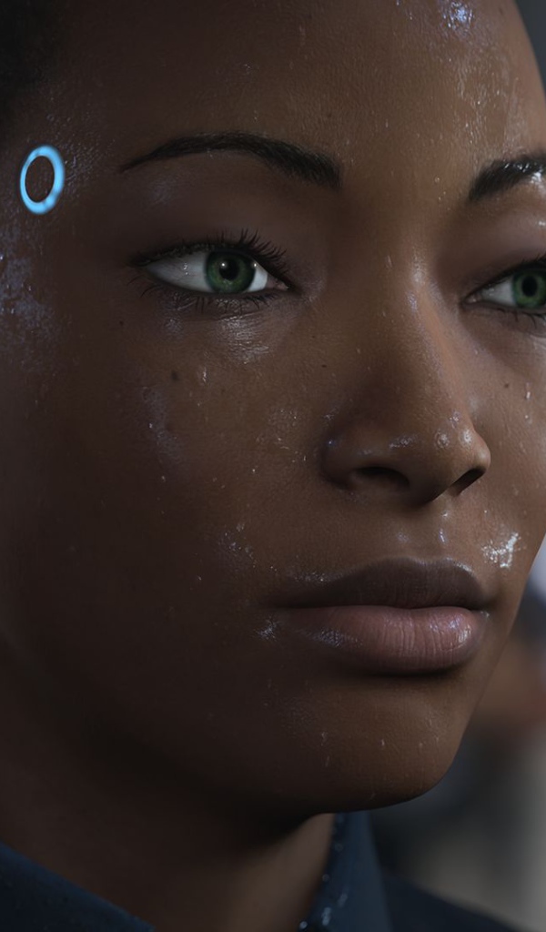 Женщина робот персонаж игры Detroit Become Human 