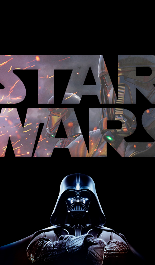 Логотип фильма Звездные войны с Дартом Вейдером 