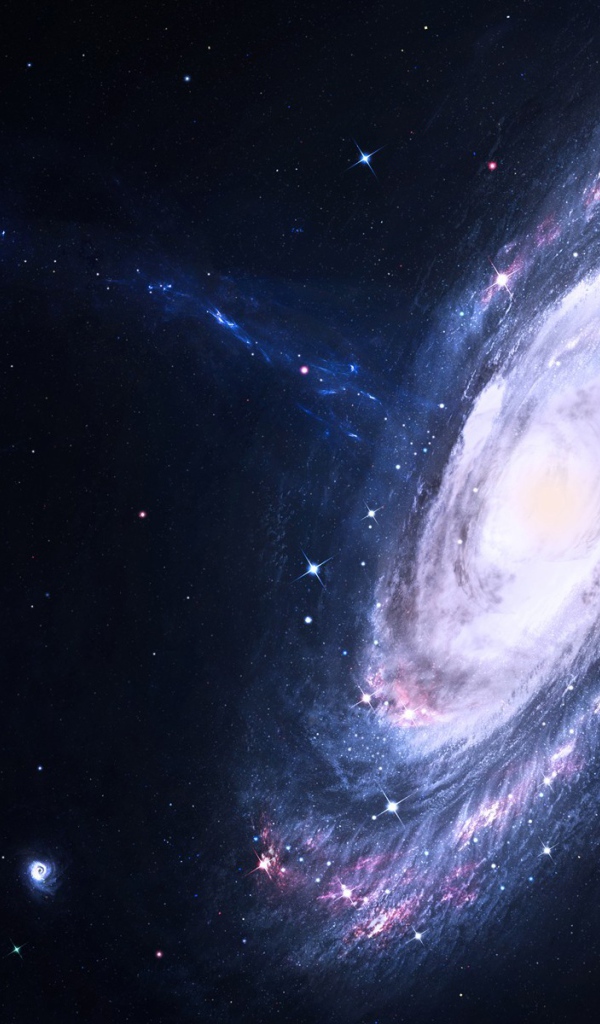Спиральная звездная галактика 