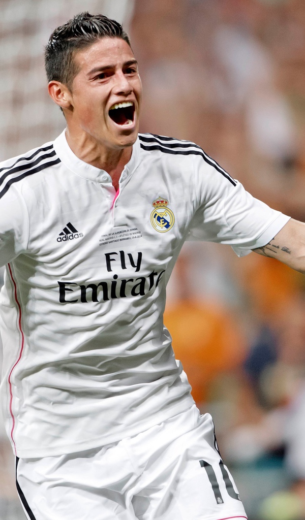 Хамес Родригес полузащитник клуба Реал Мадрид 