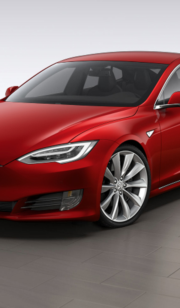 Tesla Model S electric car in 2016